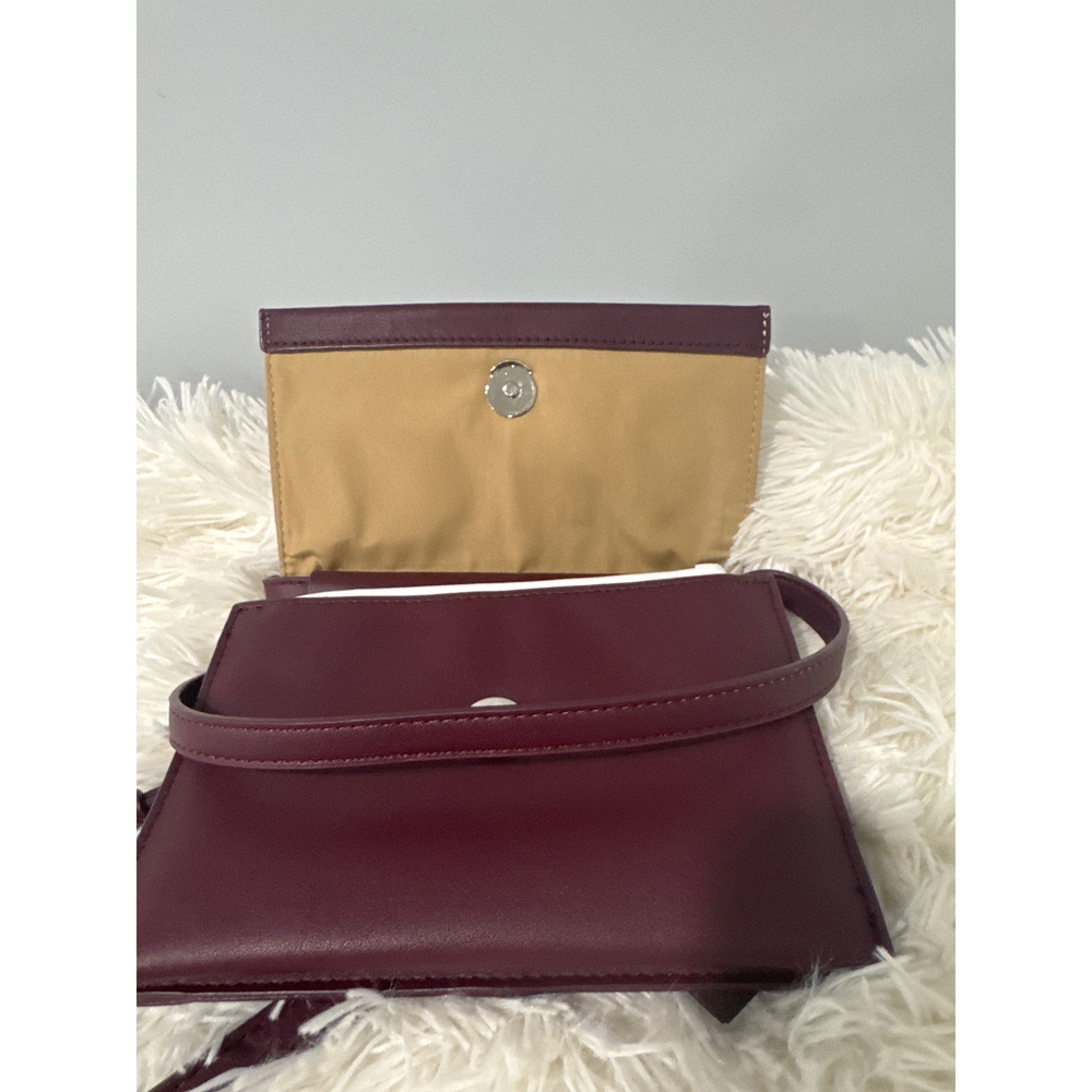 Giani Bernini Nappa Flap Crossbody in Purple - Picture 5 of 5